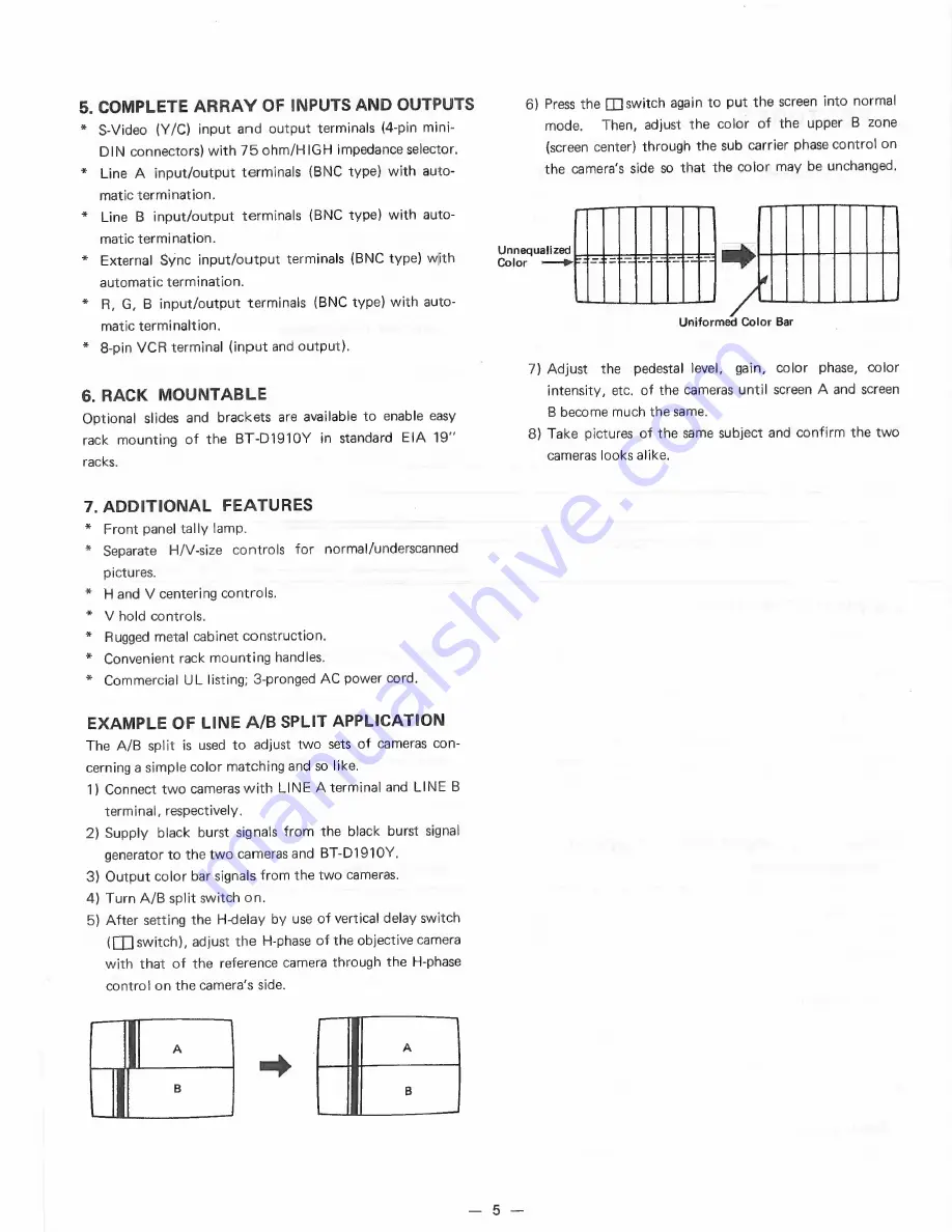 Panasonic BT-D1910Y Operating Instruction And Service Instructions Manual Download Page 6