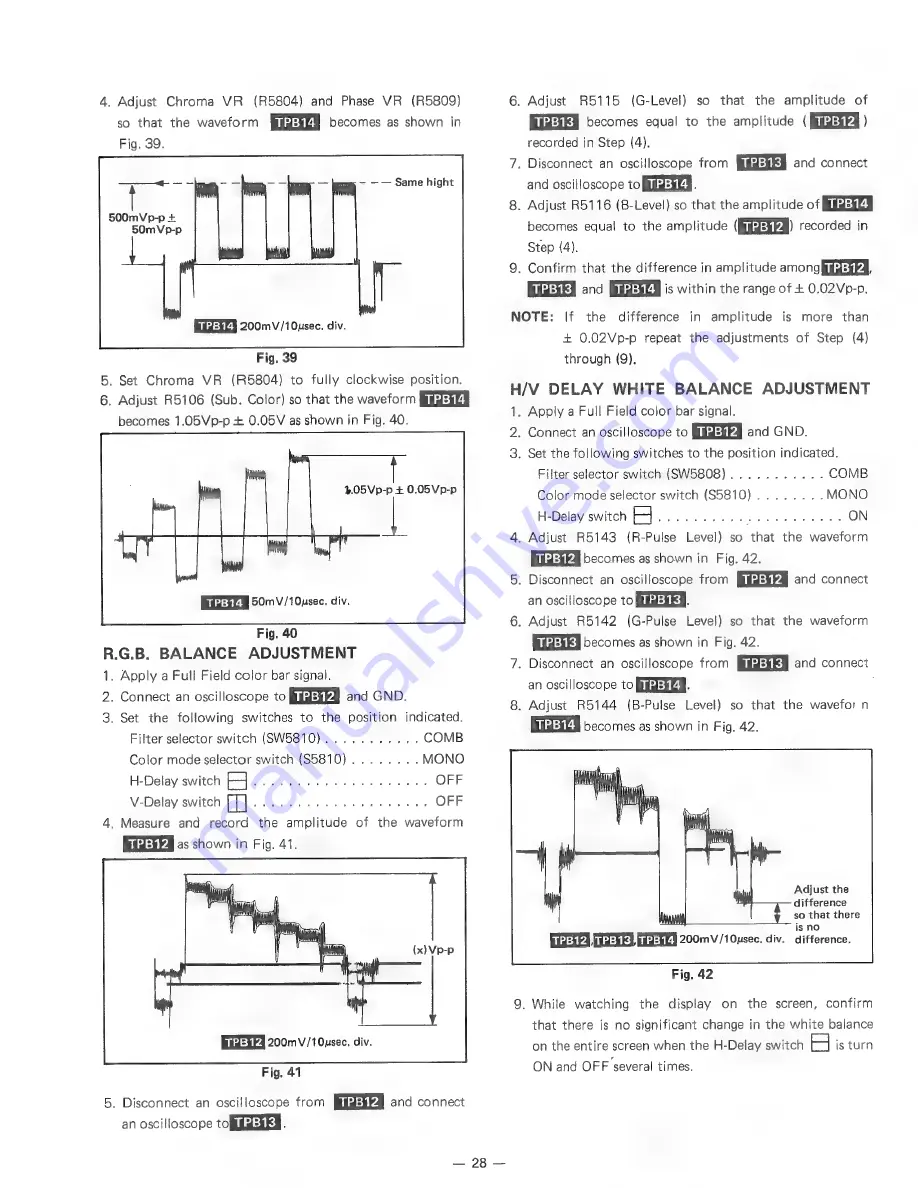 Panasonic BT-D1910Y Operating Instruction And Service Instructions Manual Download Page 30