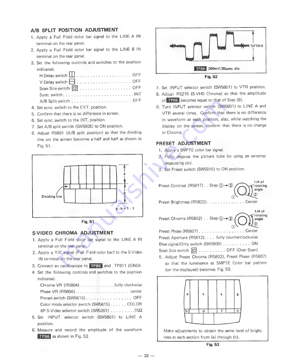 Panasonic BT-D1910Y Operating Instruction And Service Instructions Manual Download Page 34