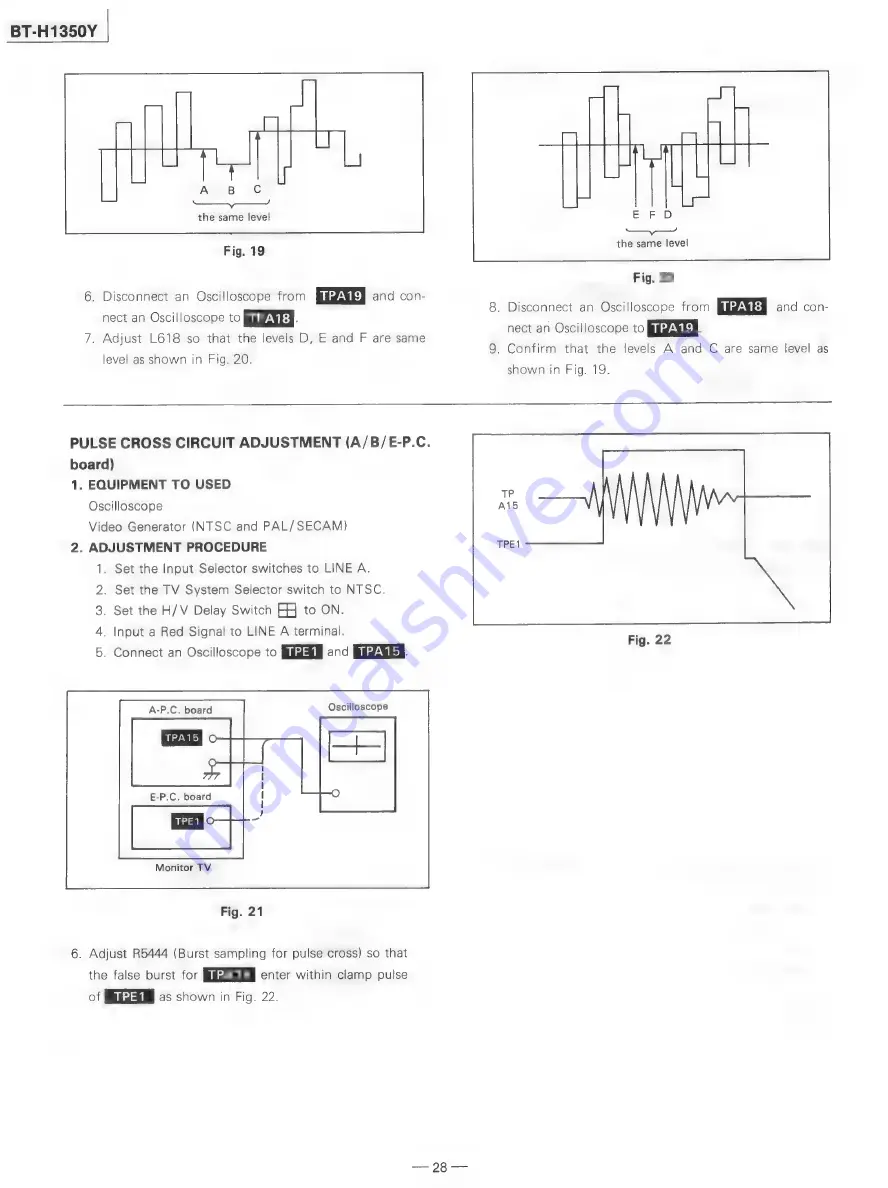 Panasonic BT-H1350Y Service Manual Download Page 30