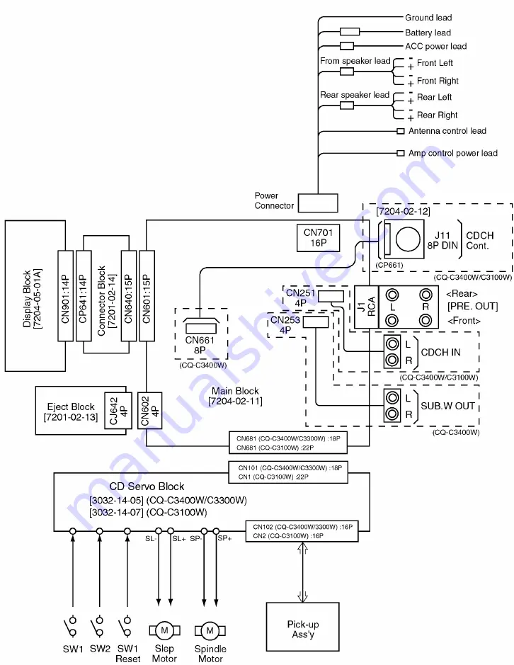 Panasonic CQ-C3400W Скачать руководство пользователя страница 53