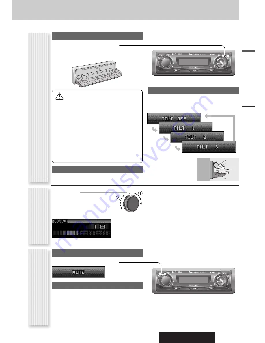 Panasonic CQ-C8303U - WMA/MP3/CD Player/Receiver With 4096 Color OEL... Operating Instructions Manual Download Page 53