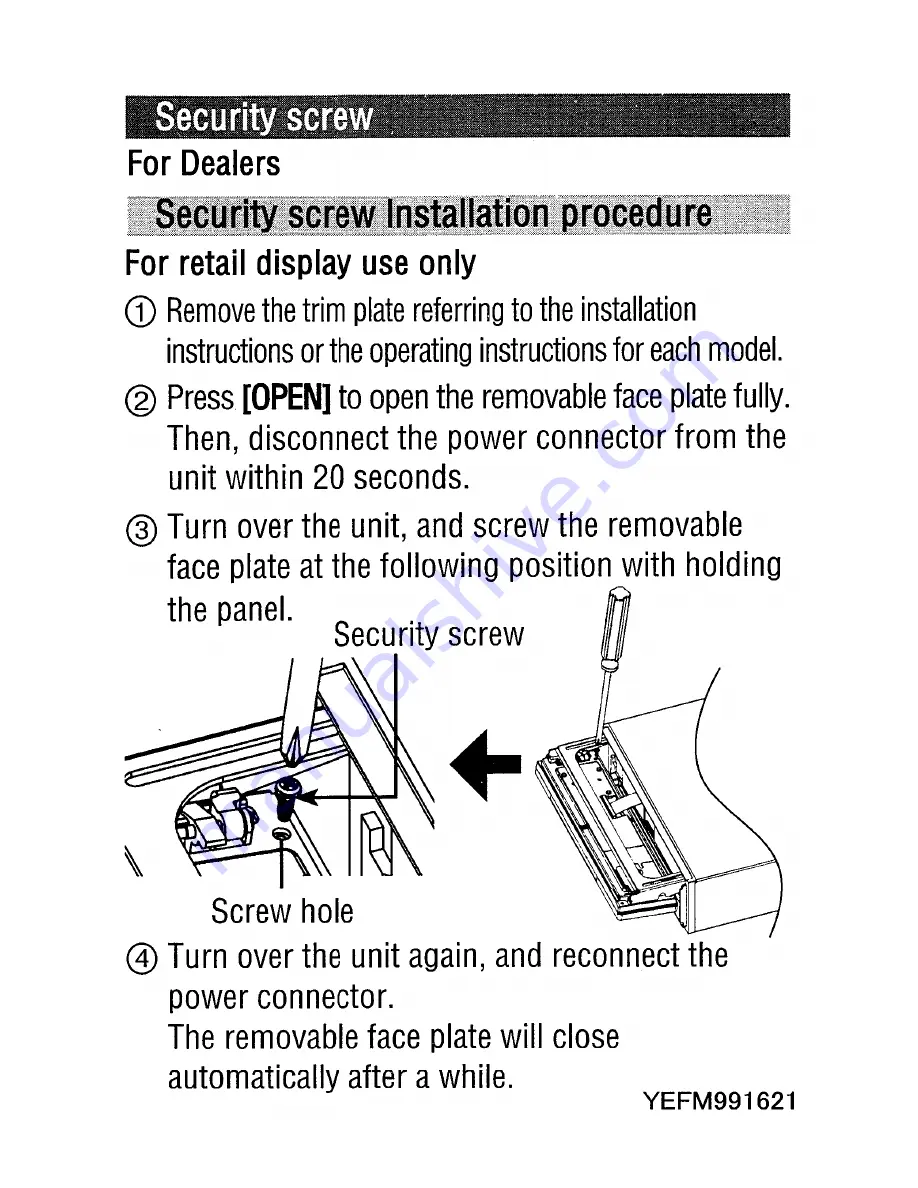 Panasonic CQC7403U - CAR AUDIO - MULTI-LANG Operating Instructions Manual Download Page 115