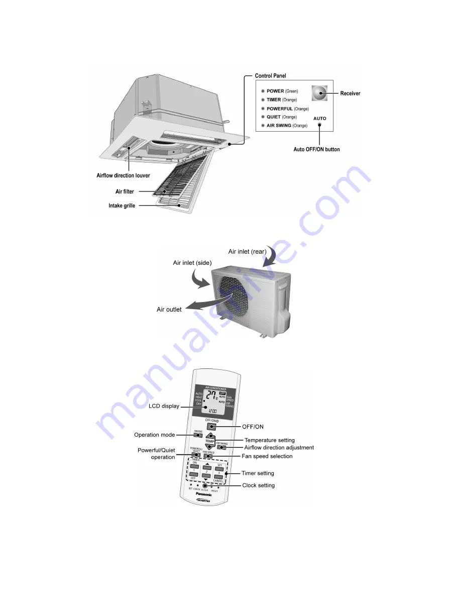 Panasonic CS-E9PB4EA Скачать руководство пользователя страница 24