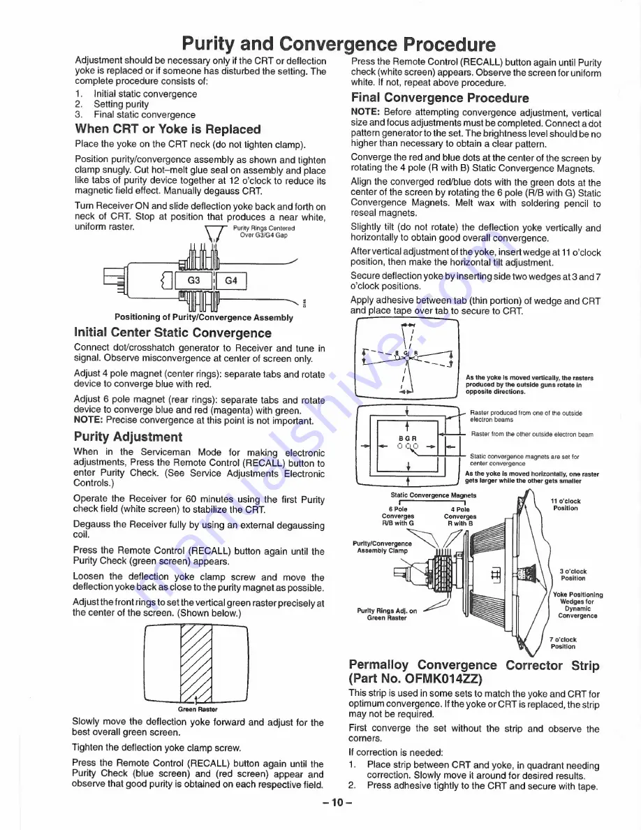 Panasonic CT-1384VY Service Manual Download Page 10