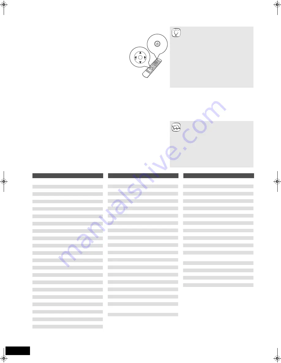 Panasonic DMP-BD60GN Operating Instructions Manual Download Page 12