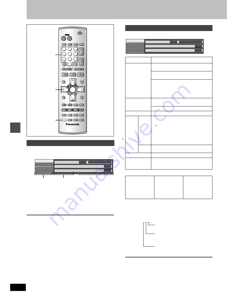 Panasonic DMR-E60S Operating Instructions Manual Download Page 40