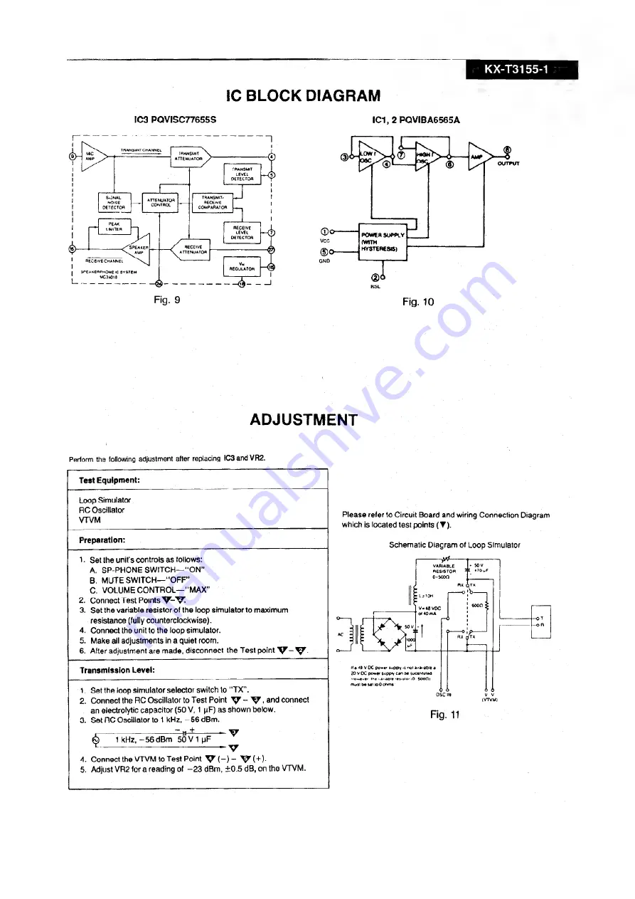 Panasonic EASA-PHONE KX-13145 Скачать руководство пользователя страница 11