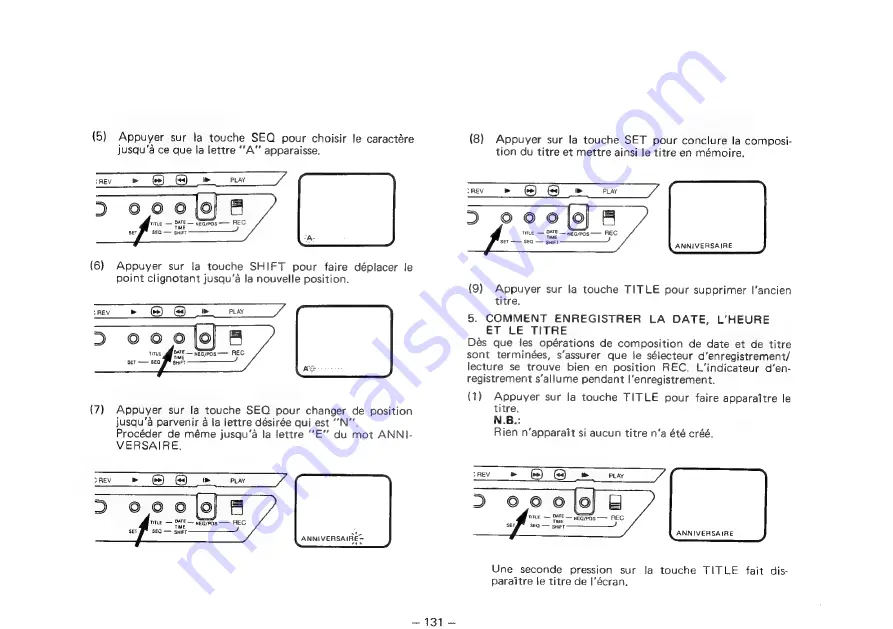 Panasonic F10 MARK II Operating Instructions Manual Download Page 138