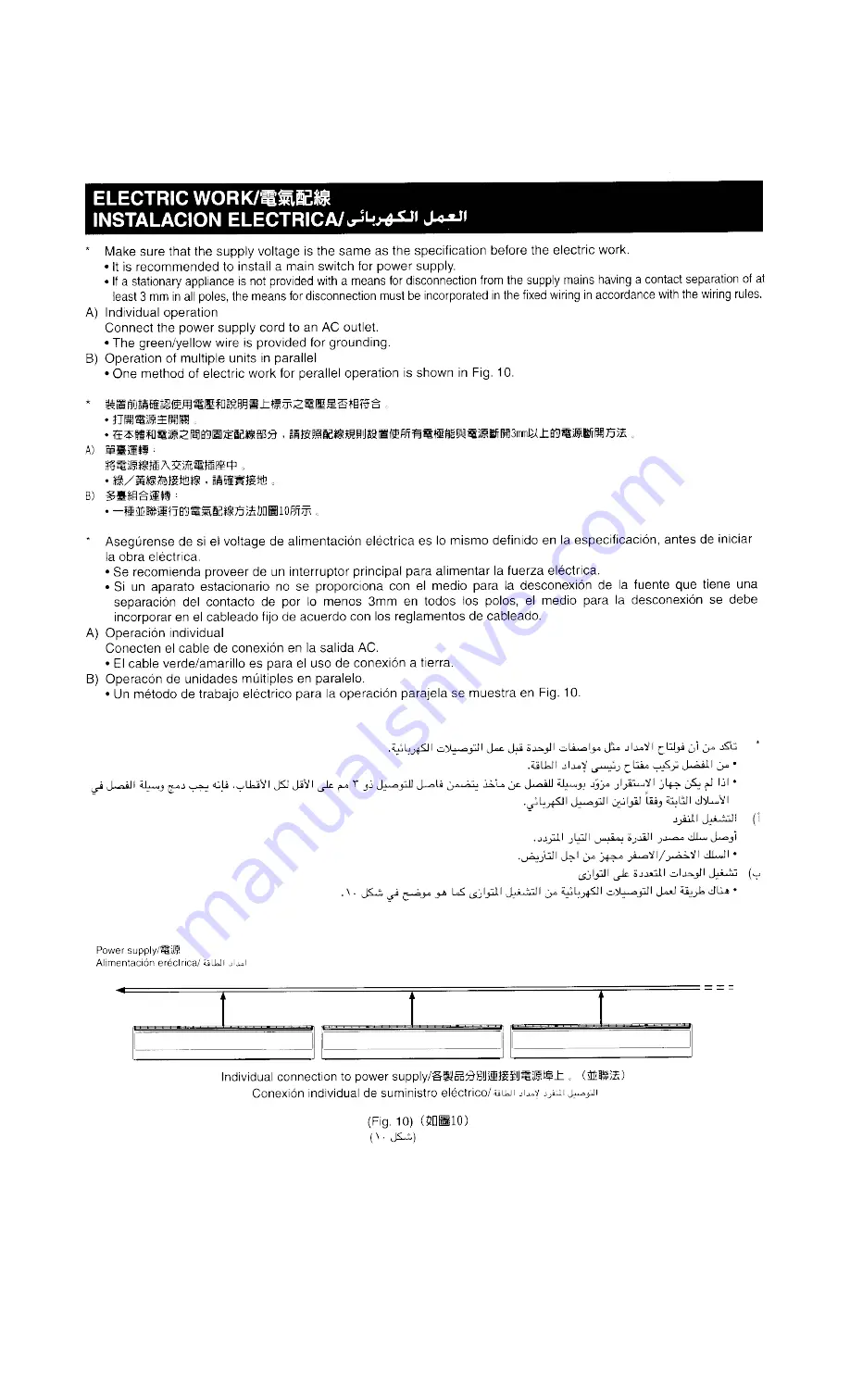 Panasonic FY-08ESN Operating Instructions Manual Download Page 13