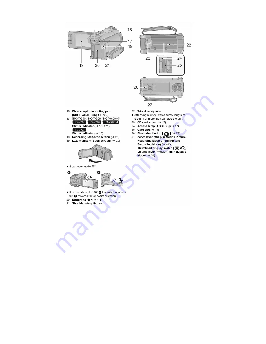 Panasonic HC-W850P Service Manual Download Page 18