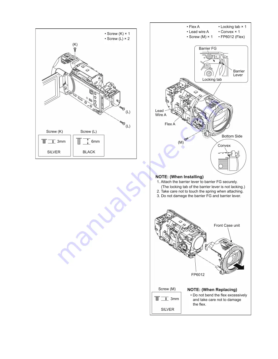 Panasonic HC-W850P Service Manual Download Page 37