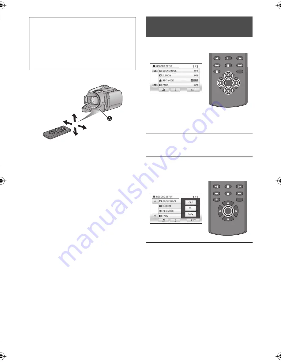 Panasonic HDC-HS250P Operating Instructions Manual Download Page 38