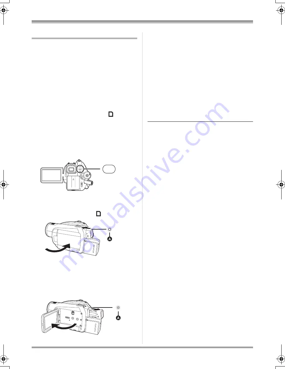 Panasonic HDCSX5P - HD VIDEO CAMERA Operating Instructions Manual Download Page 38