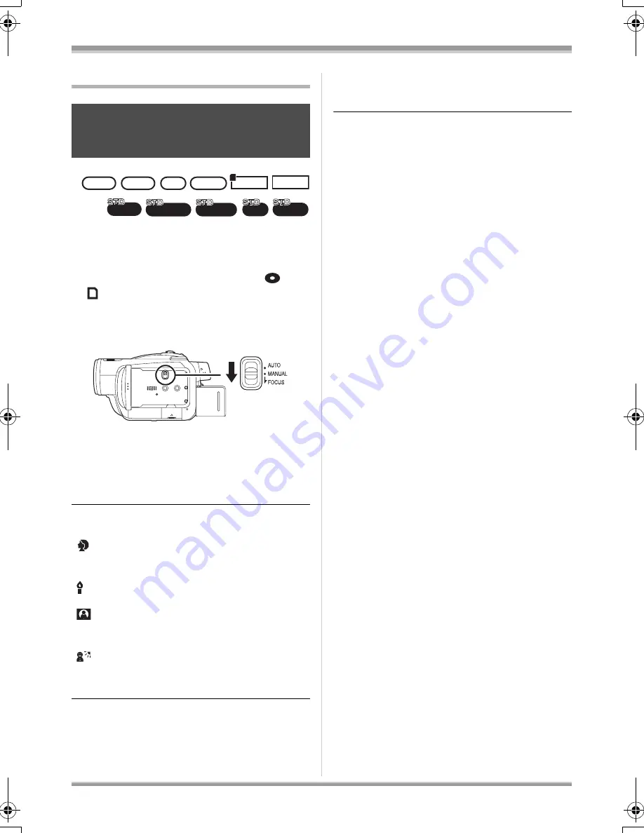 Panasonic HDCSX5P - HD VIDEO CAMERA Operating Instructions Manual Download Page 74