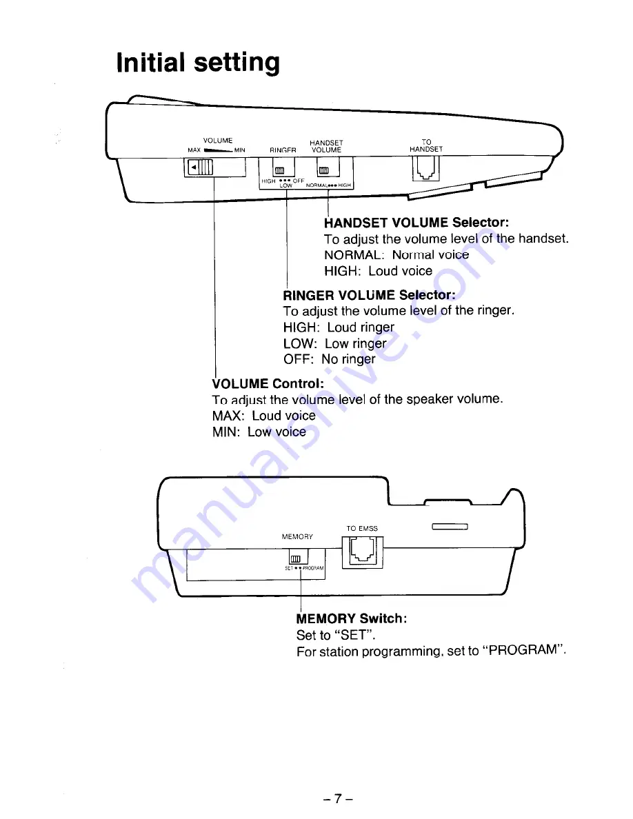 Panasonic KX-T7020 Reference Manual Download Page 12