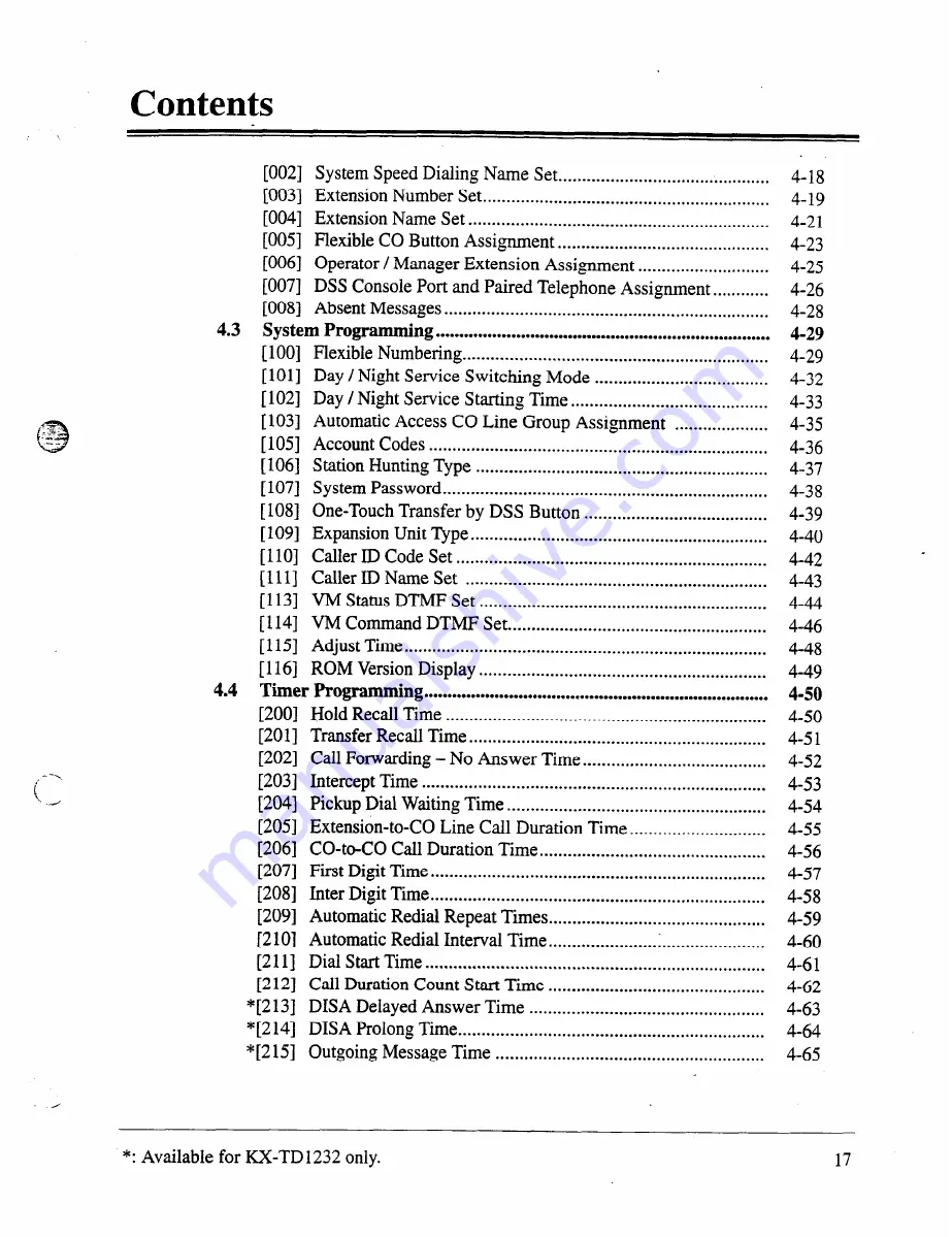 Panasonic KX-TD816 Installation Manual Download Page 17