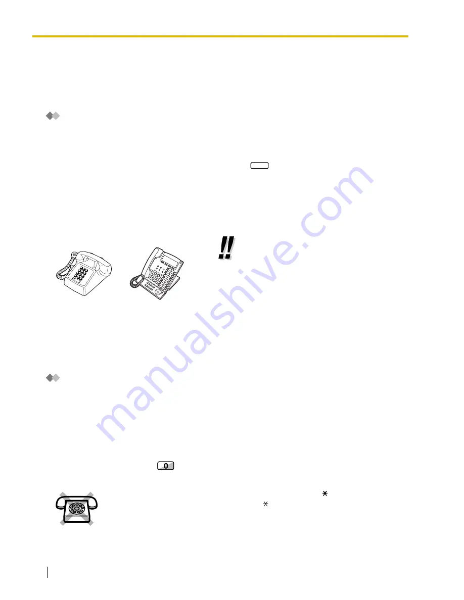 Panasonic KX-TDA600 - Hybrid IP PBX Control Unit Max. 1008... Operating Manual Download Page 18