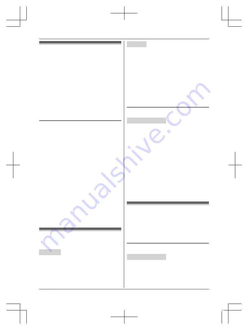 Panasonic KX-TG9542 Operating Instructions Manual Download Page 54