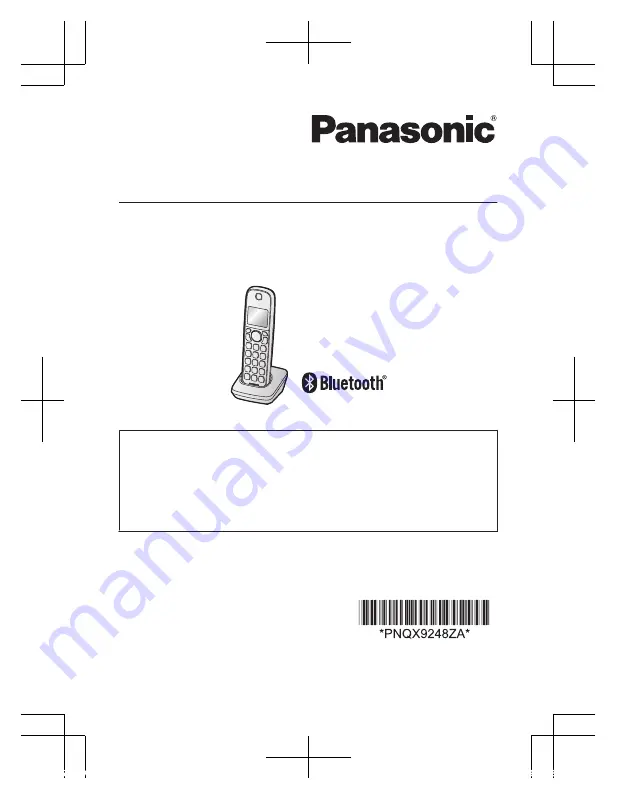 Panasonic KX-TGDA99C Скачать руководство пользователя страница 1