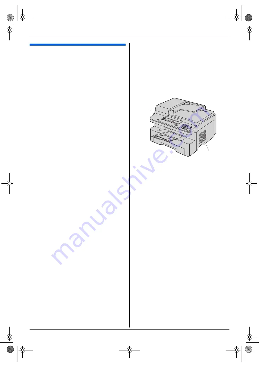 Panasonic KXMB271 - B/W Laser - All-in-One Скачать руководство пользователя страница 3