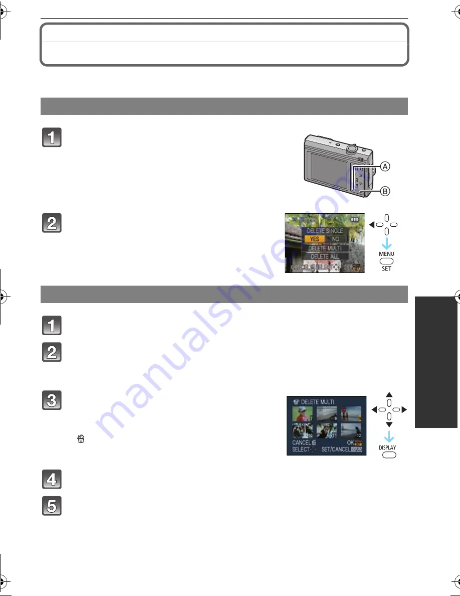 Panasonic Lumix DMC-FP8 Operating Instructions Manual Download Page 21