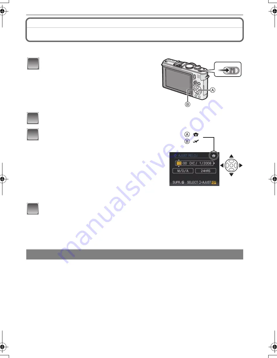 Panasonic Lumix DMC-LX3 Instrucciones Básicas De Funcionamiento Download Page 13