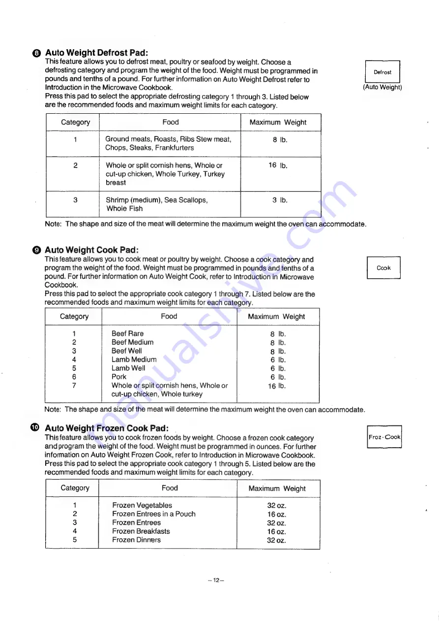 Panasonic NE-7860P Operating Instructions Manual Download Page 12