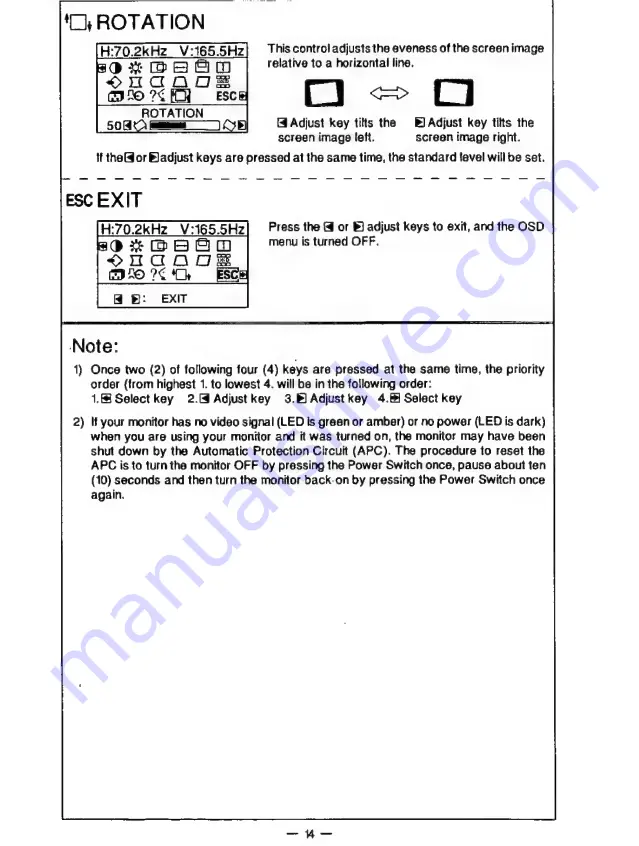 Panasonic PanaSync/Pro P50 Operating Instructions Manual Download Page 19