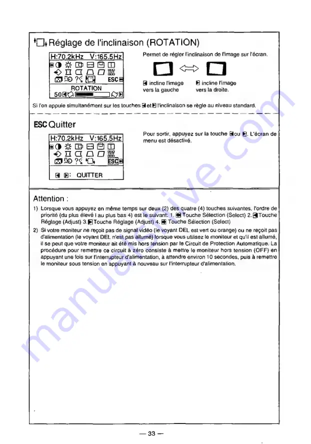 Panasonic PanaSync/Pro P50 Operating Instructions Manual Download Page 40