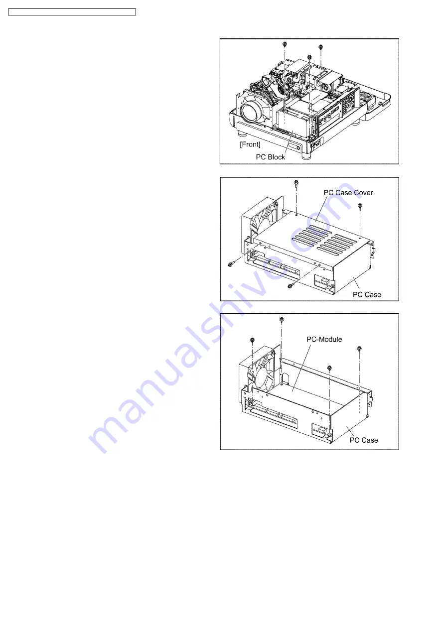 Panasonic PT-D10000U Service Manual Download Page 40