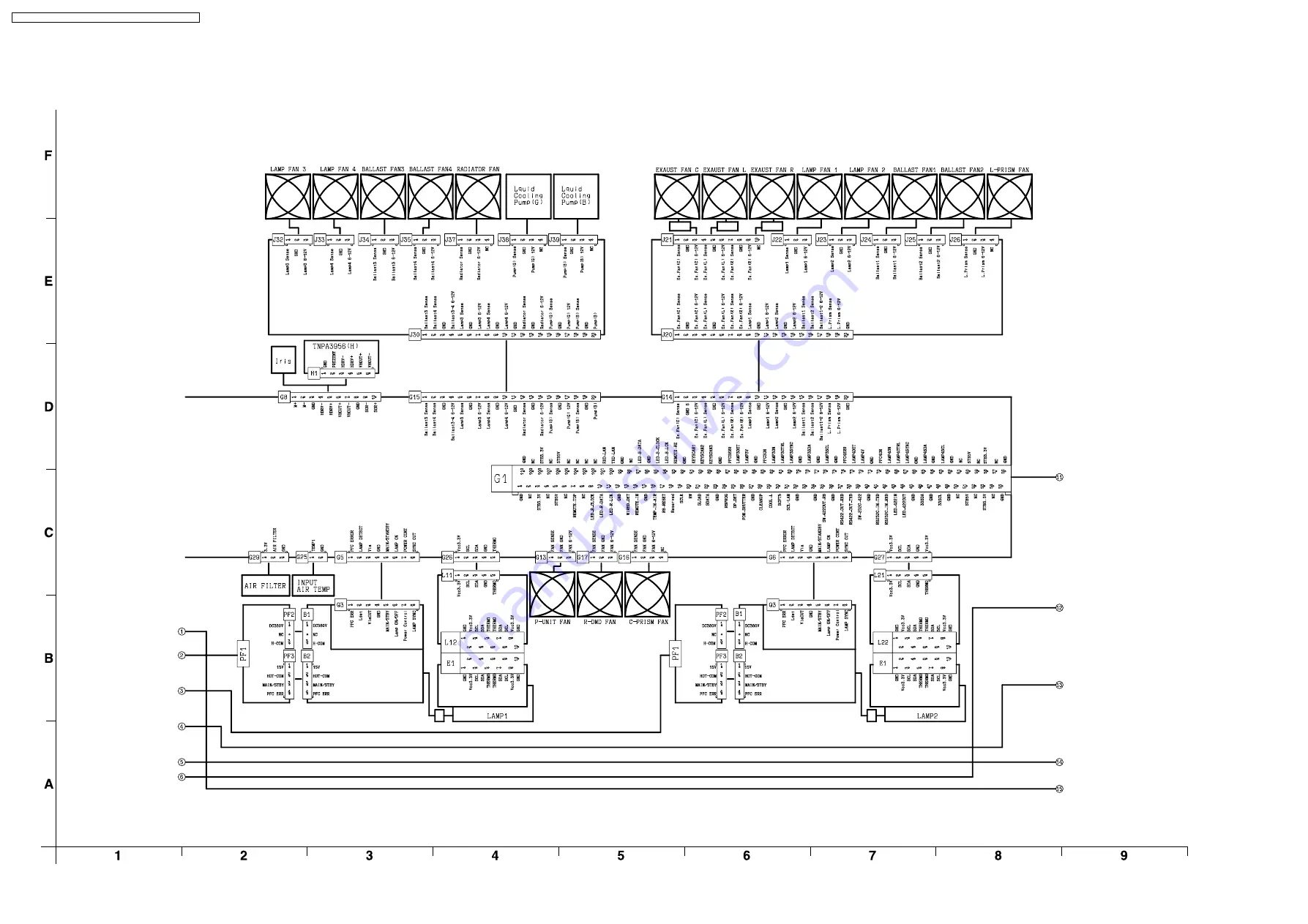 Panasonic PT-D10000U Service Manual Download Page 70