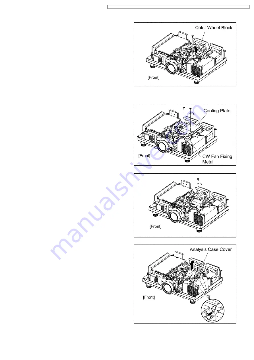 Panasonic PT-D5600U Service Manual Download Page 35