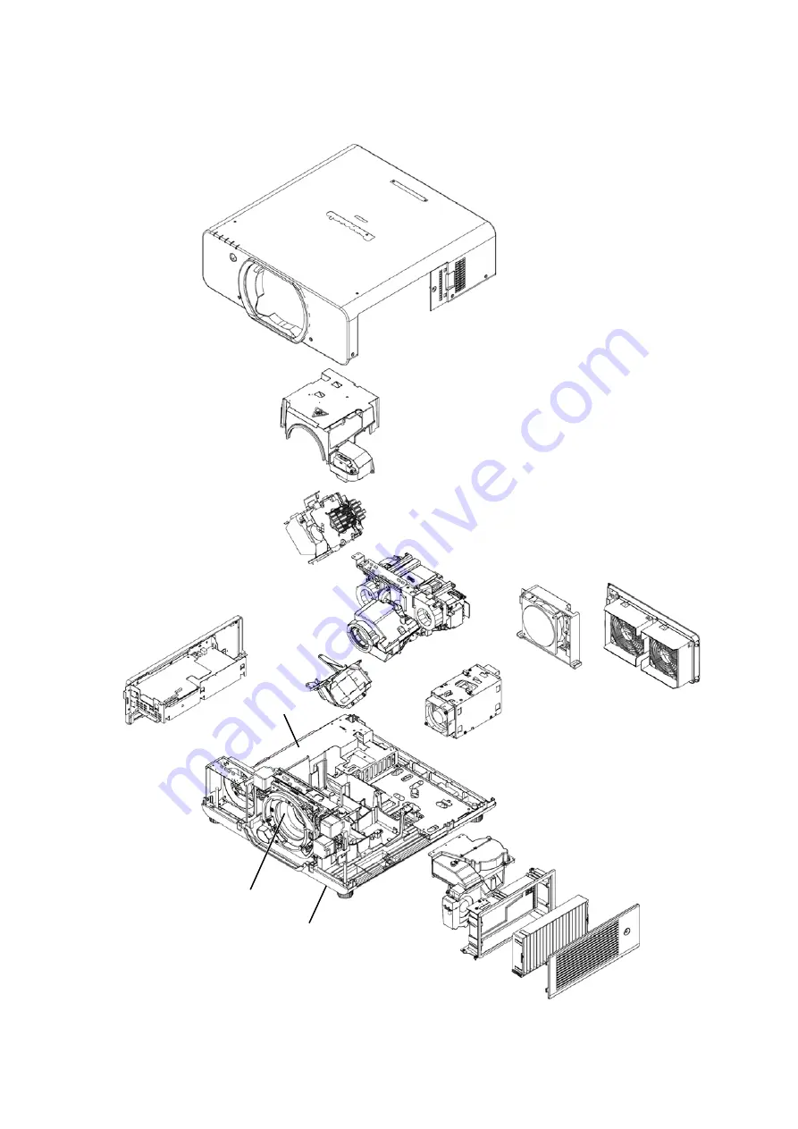 Panasonic PT-DZ13KU Service Manual Download Page 50