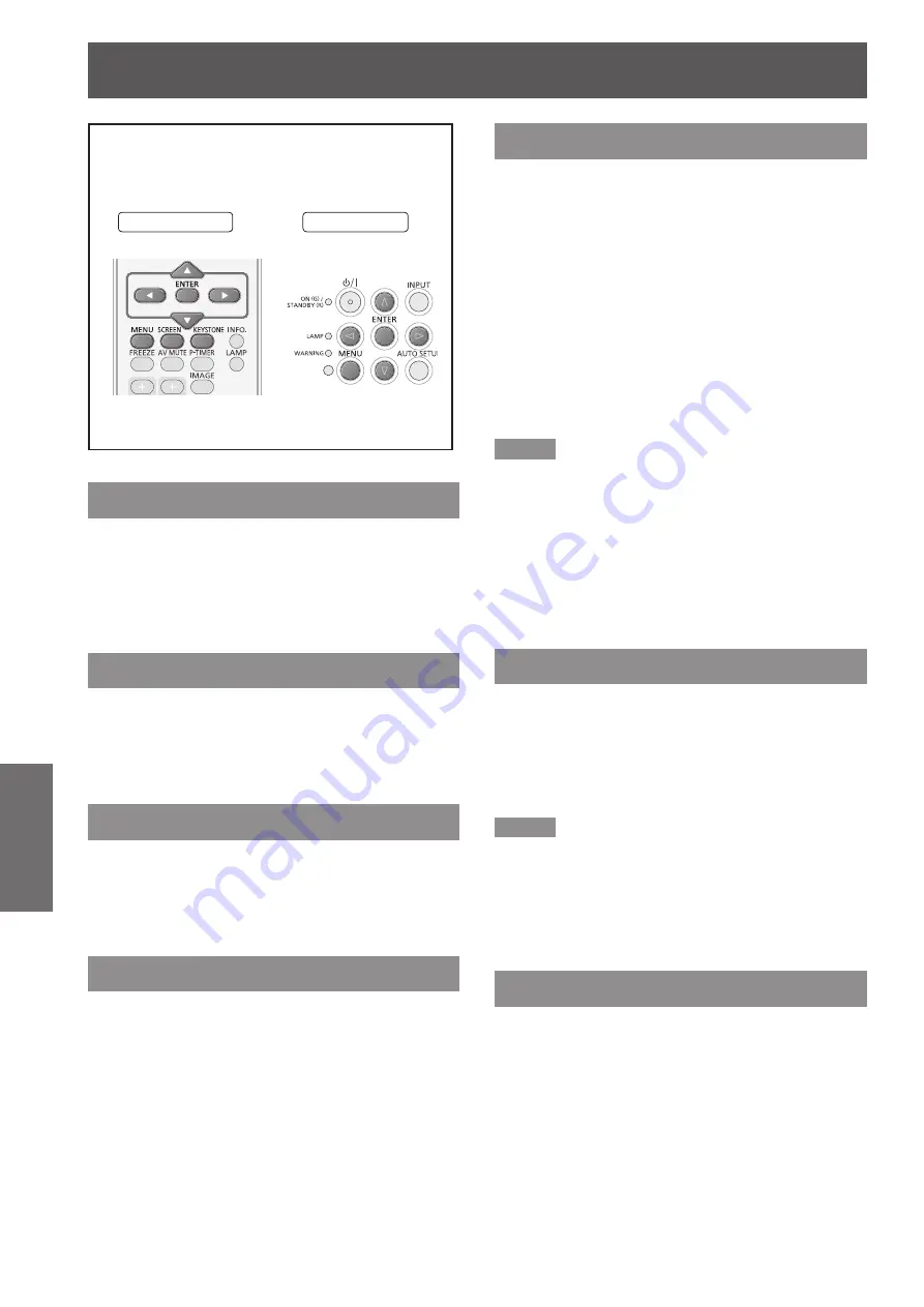 Panasonic PT-VW440U Operating Instructions (Functional Manual) Download Page 48