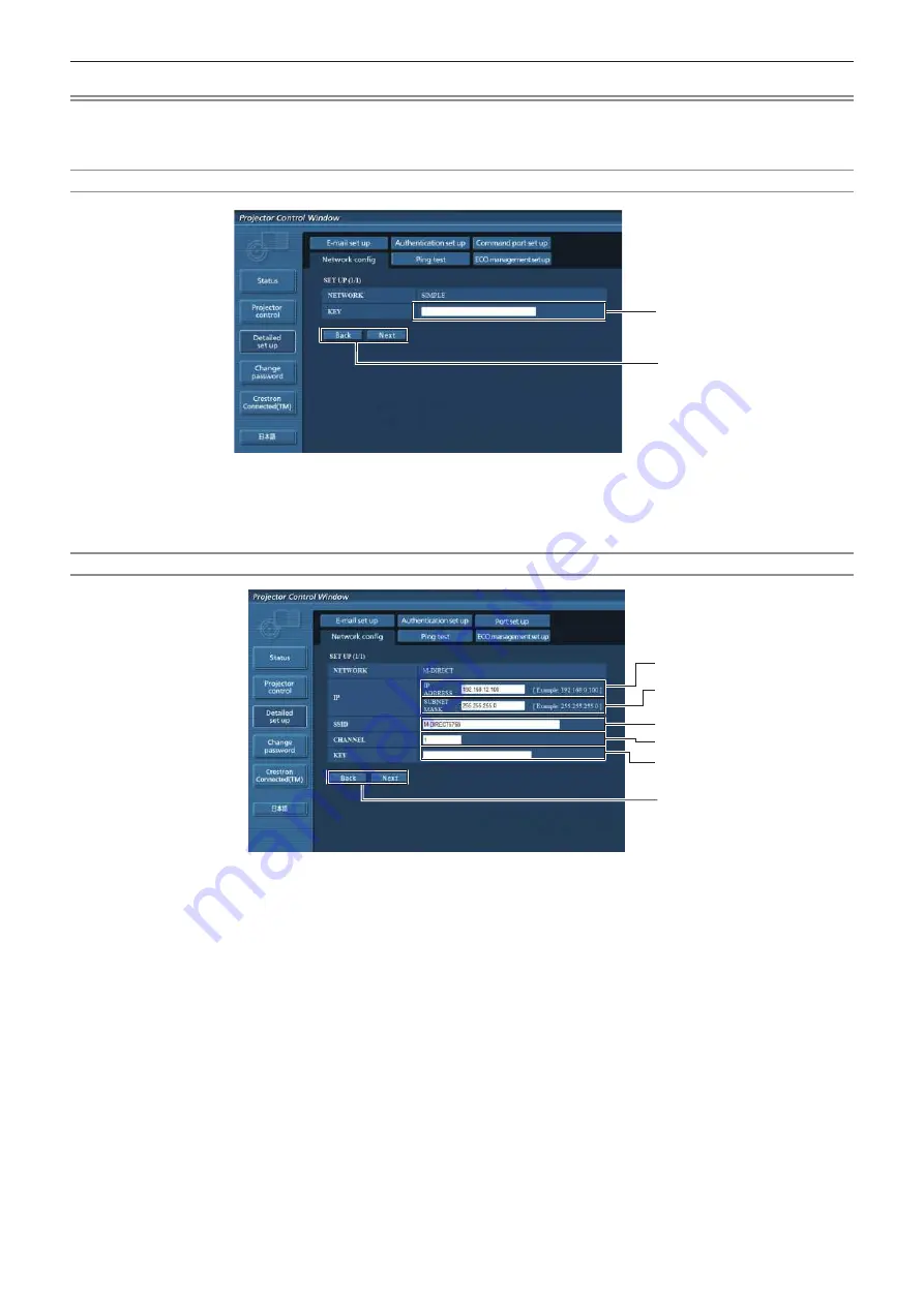 Panasonic PT-VX605N Operating Instructions Manual Download Page 105