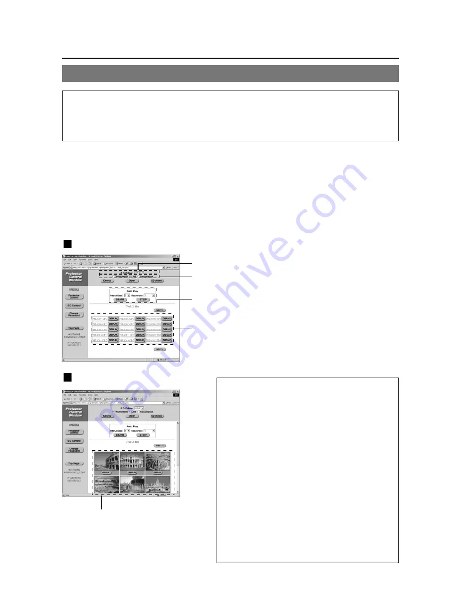 Panasonic PTL735NTU - LCD PROJECTOR-NETWORK IB User Manual Download Page 51