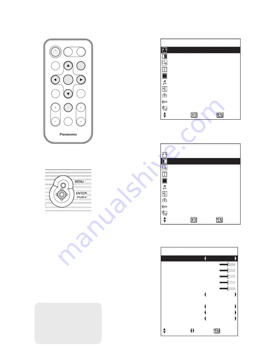 Panasonic PTLB30NTU - LCD PROJECTOR - MULTI-LANG Operating Instructions Manual Download Page 110