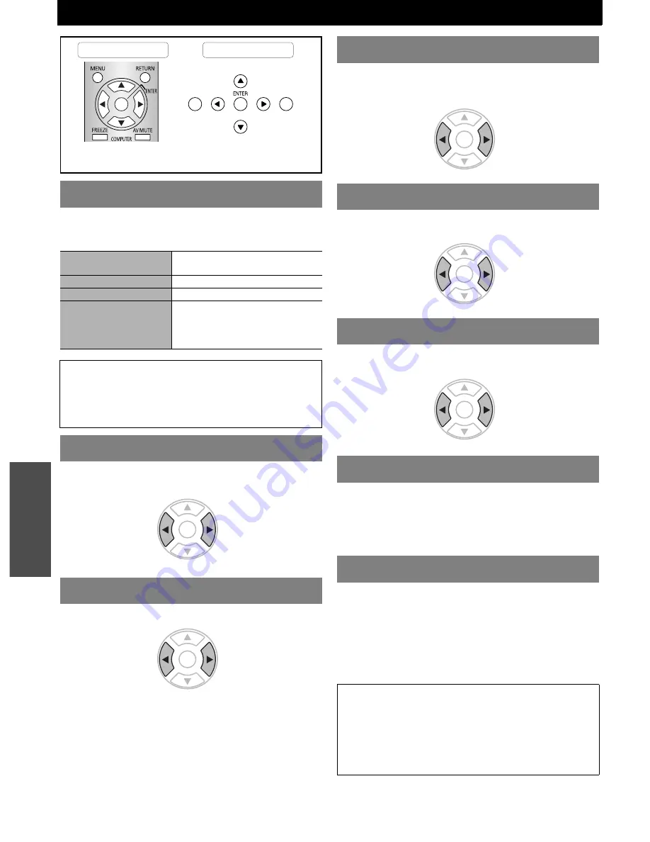 Panasonic PTLB75NTU - LCD PROJECTOR Operating Instructions Manual Download Page 30