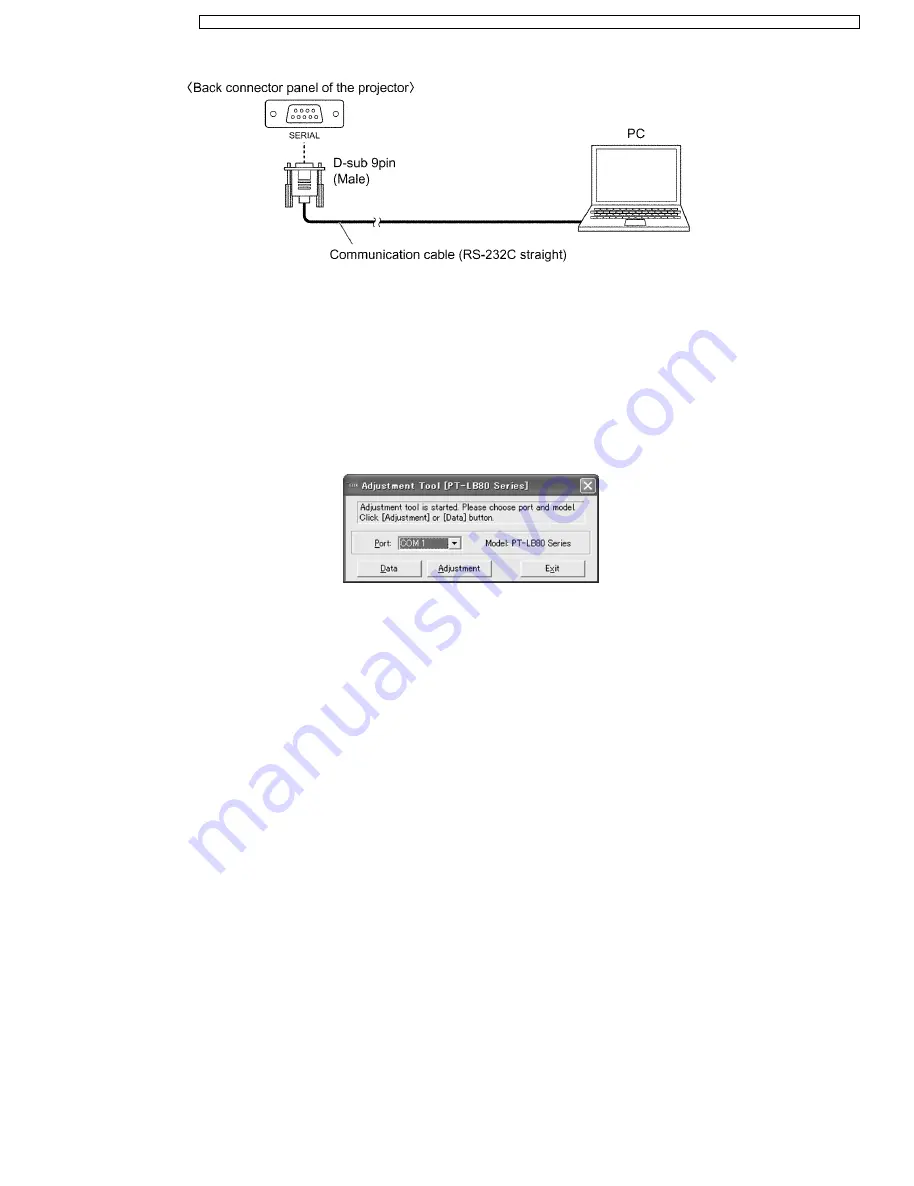 Panasonic PTLB80NTU - LCD PROJECTOR Service Manual Download Page 23