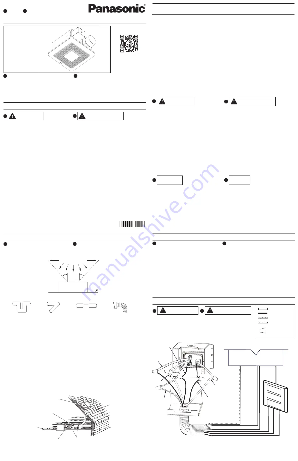 Panasonic RG-N110LHA Installation Manual Download Page 1