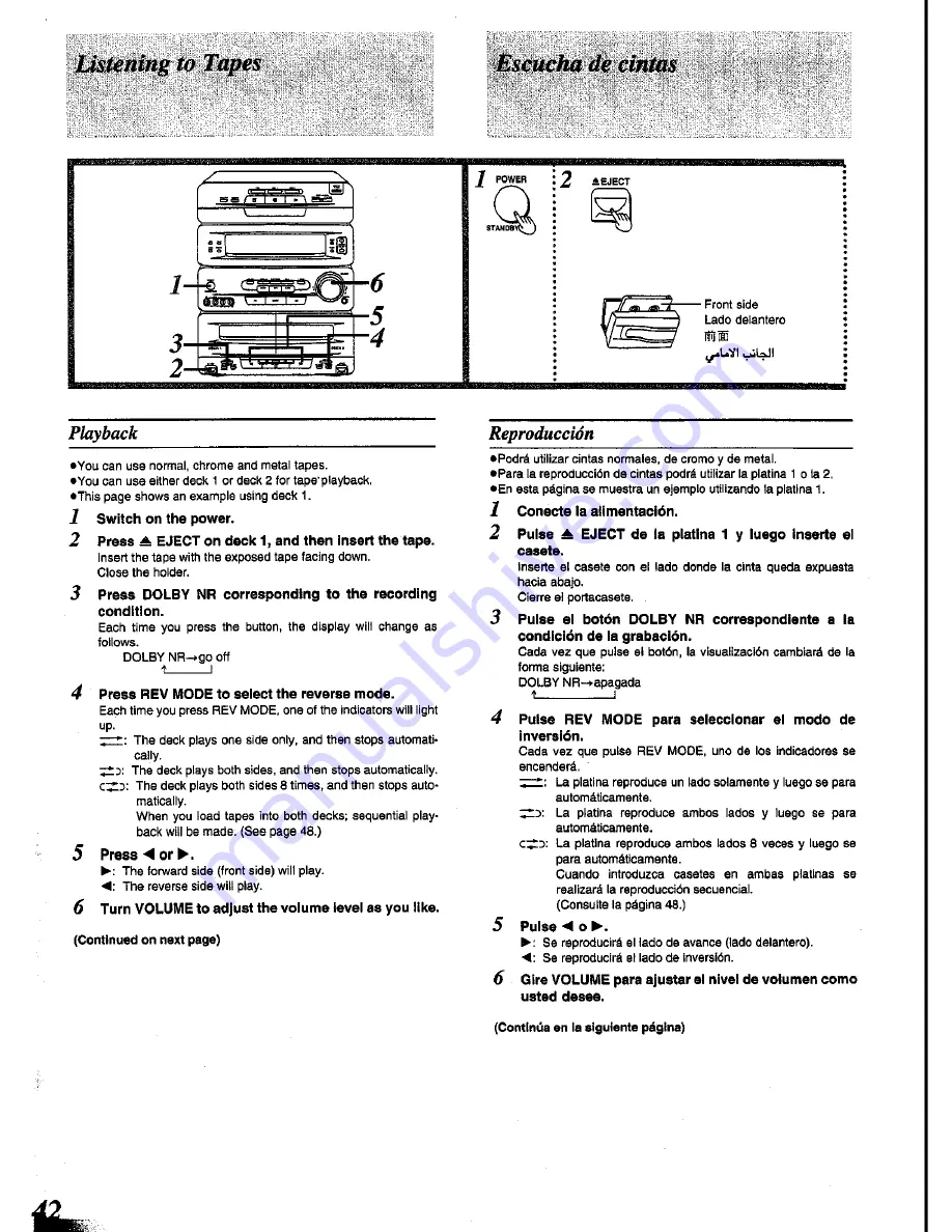 Panasonic SC-CH72 Скачать руководство пользователя страница 36