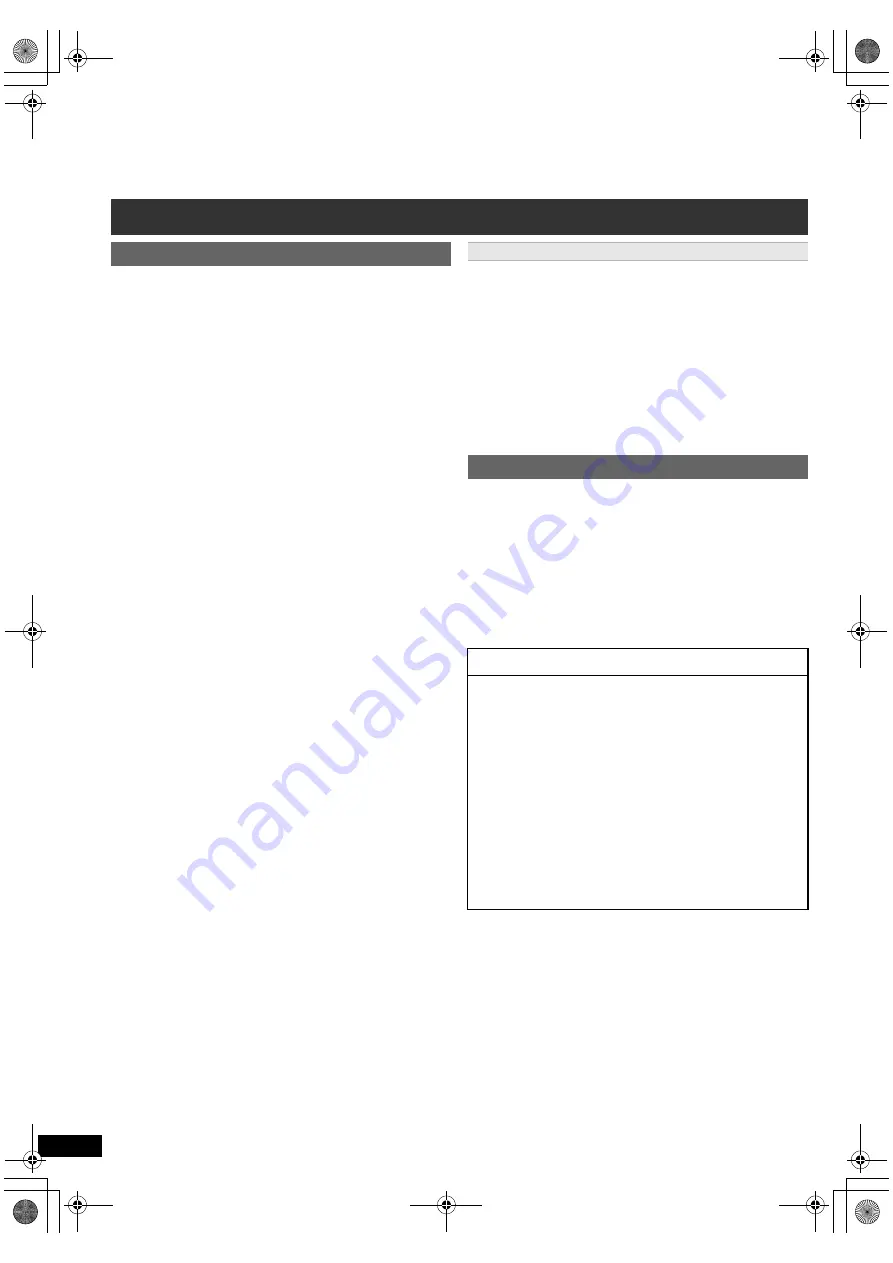 Panasonic SC-XH70 Operating Instructions Manual Download Page 48