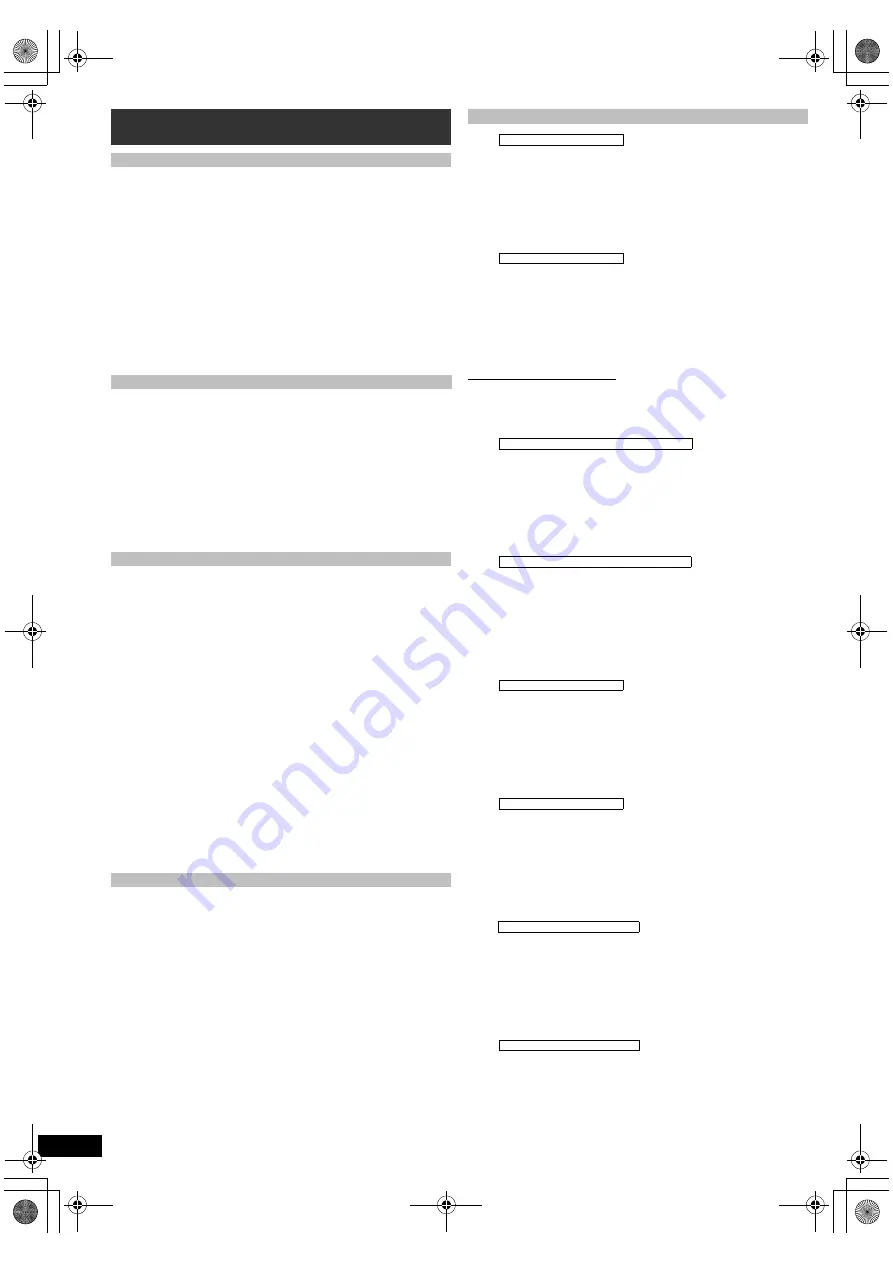 Panasonic SC-XH70 Operating Instructions Manual Download Page 68