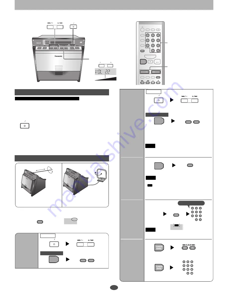 Panasonic SCEN17 - DESKTOP CD AUDIO SYS Operating Instructions Manual Download Page 4