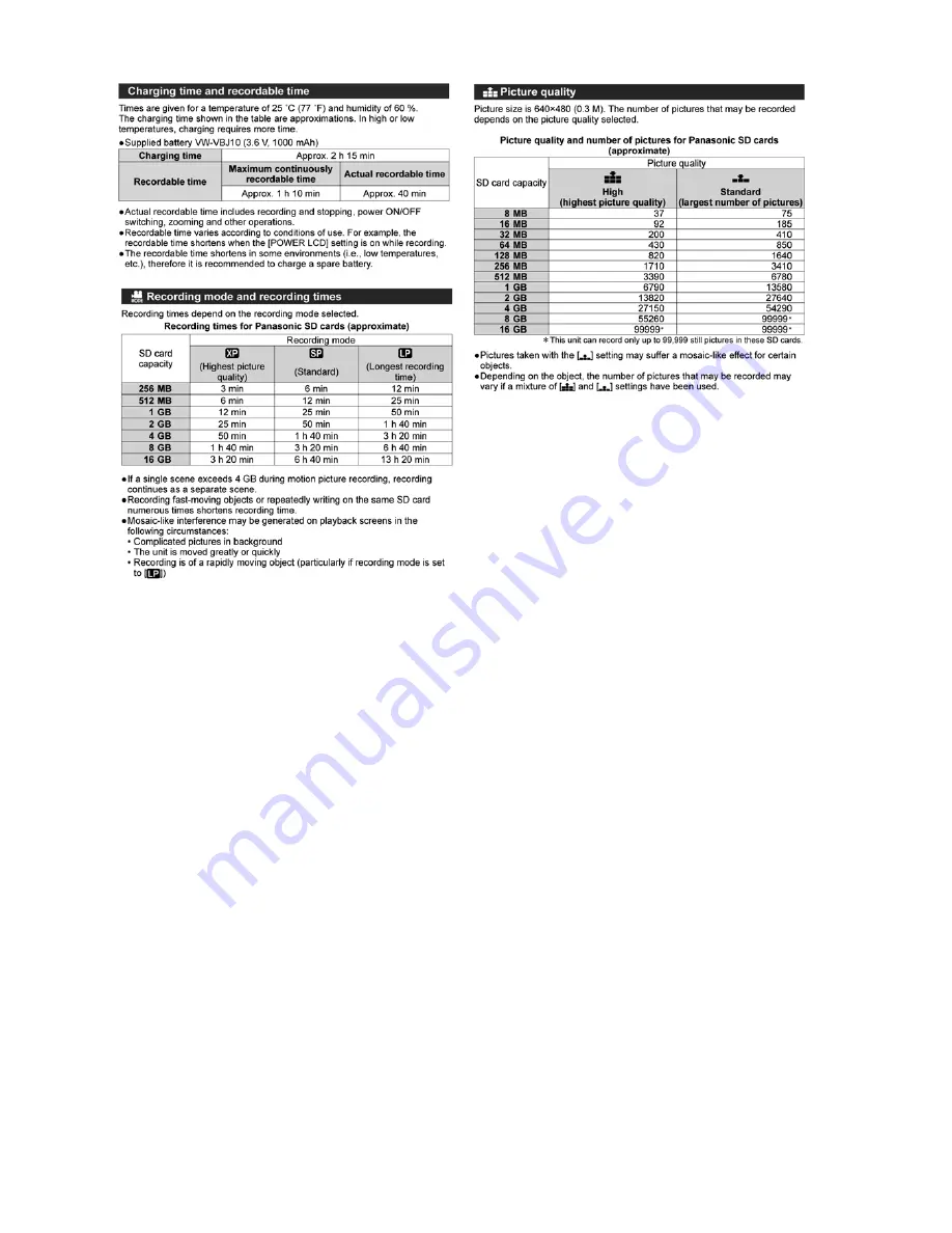 Panasonic SDR-S7P Service Manual Download Page 10