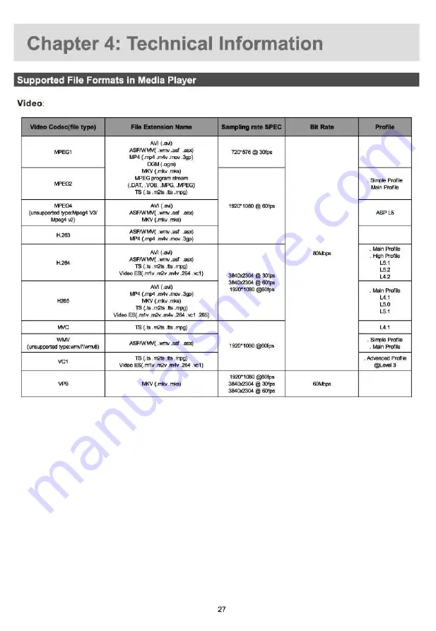 Panasonic TH-75HX600K Operating Instructions Manual Download Page 27