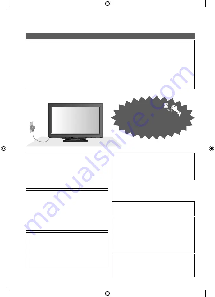 Panasonic TH-L37X2S Operating Instructions Manual Download Page 4