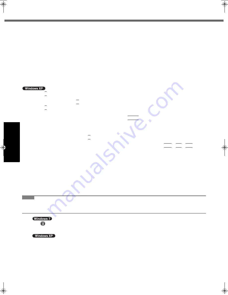 Panasonic Toughbook CF-52AJC15AM Operating Instructions Manual Download Page 20