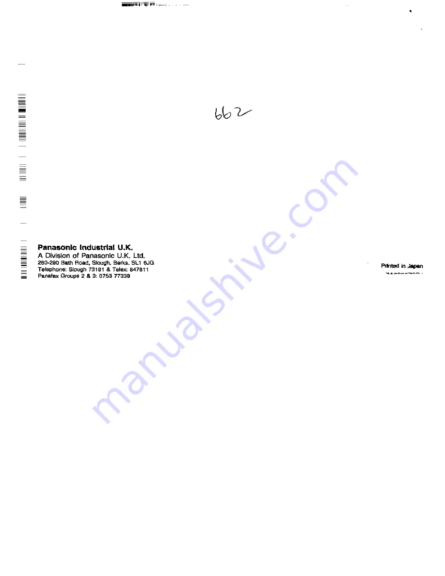 Panasonic VA-309UK User Manual Download Page 8